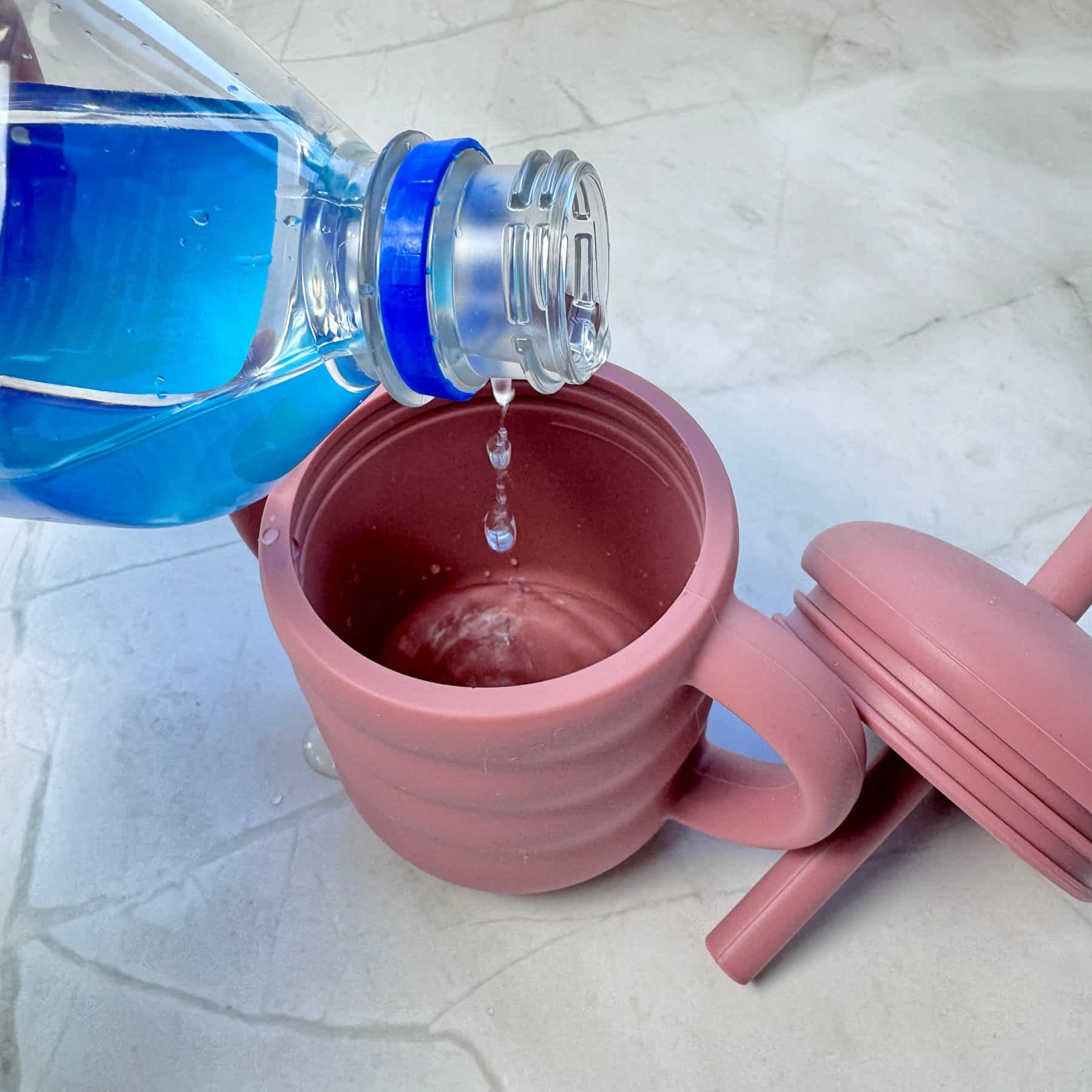 Silicone Toddler Straw Cup