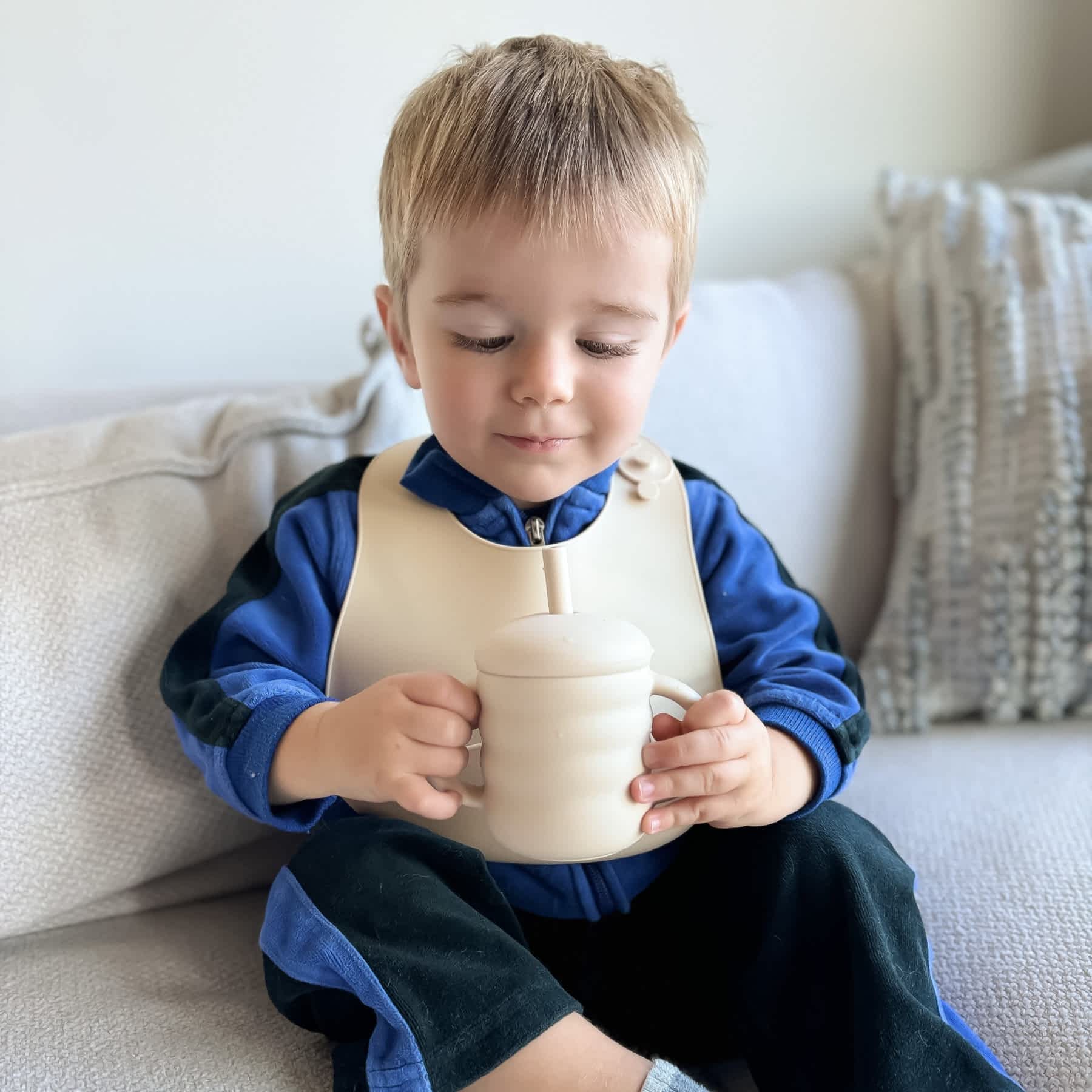 Silicone Toddler Straw Cup