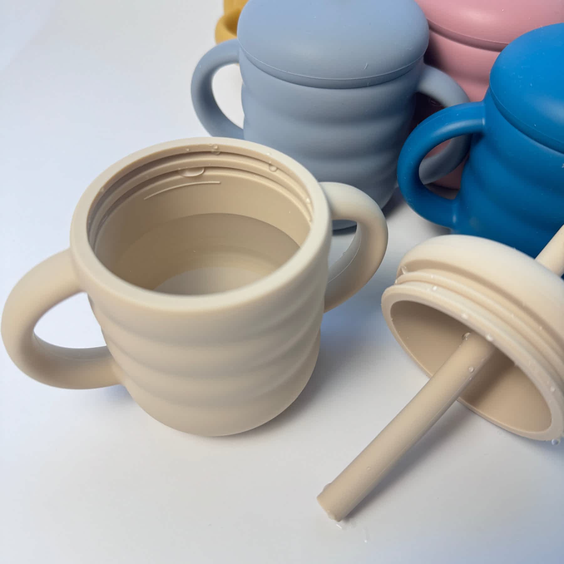 Silicone Toddler Straw Cup